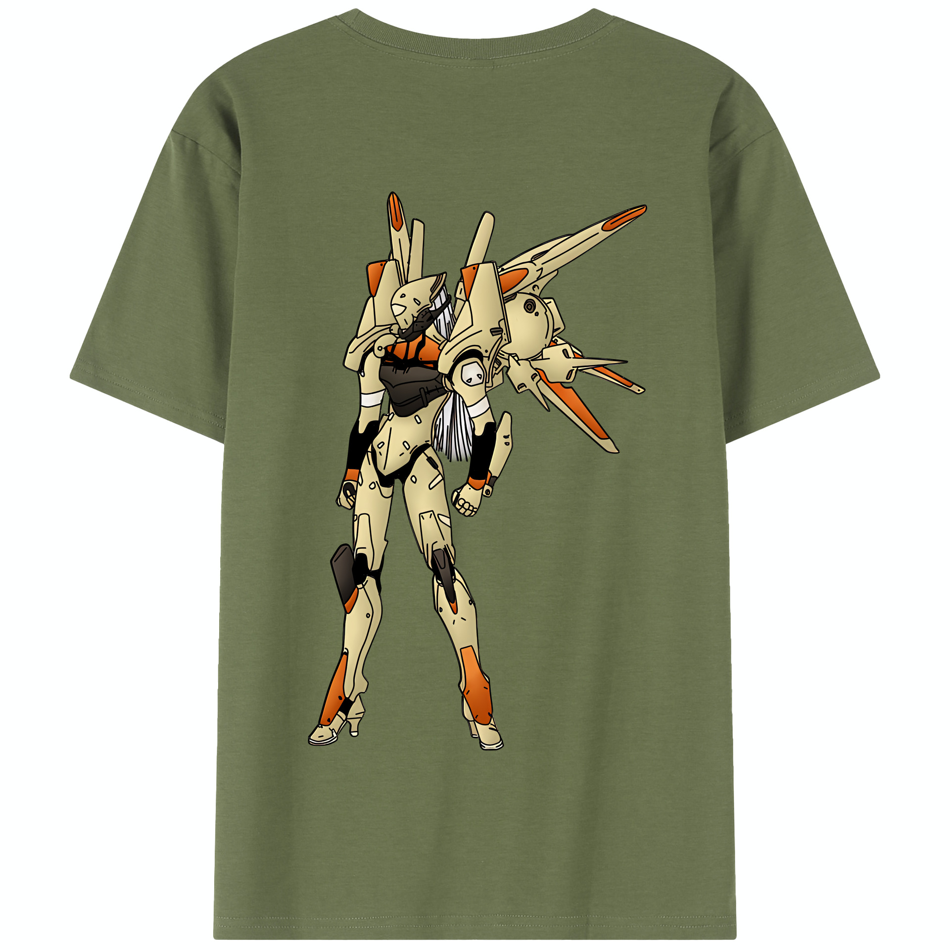 （画像用） EVA 新世紀エヴァンゲリオン 綿100％半袖Tシャツ（背面プリント）